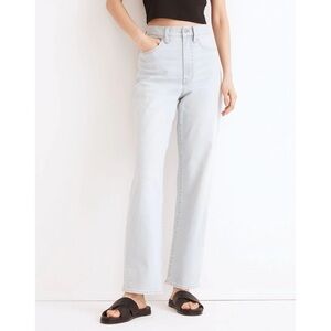 NWT Madewell The Perfect Vintage Straight Jean in Mosedale Wash